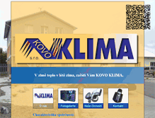 Tablet Screenshot of kovo-klima.cz
